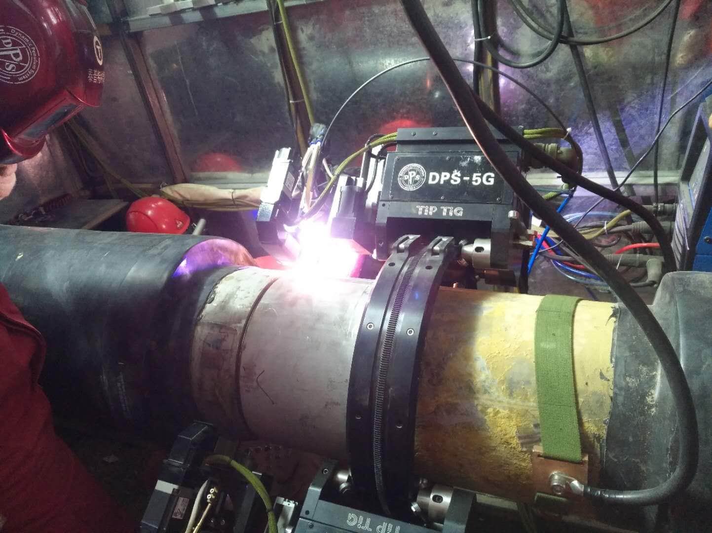 TIP TIG orbital welding on Duplex 2205 pipeline in Xinjiang