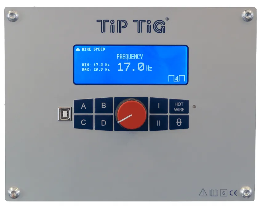 Neues TIP TIG Bedienpanel